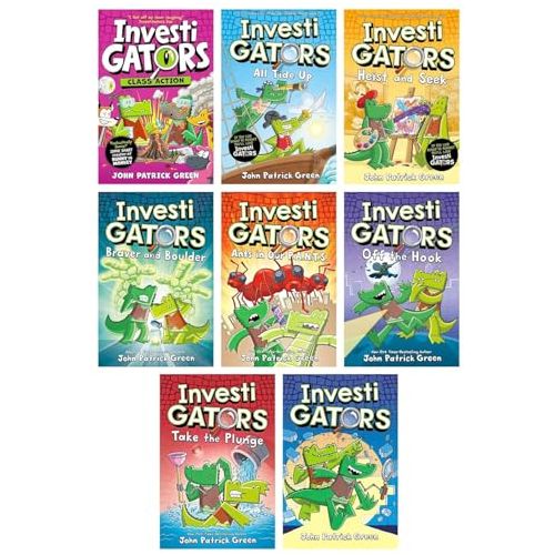 Investigators Series by John Patrick Green 8 Books Collection Set (All Tide Up, Heist and Seek, Class Action and More!)