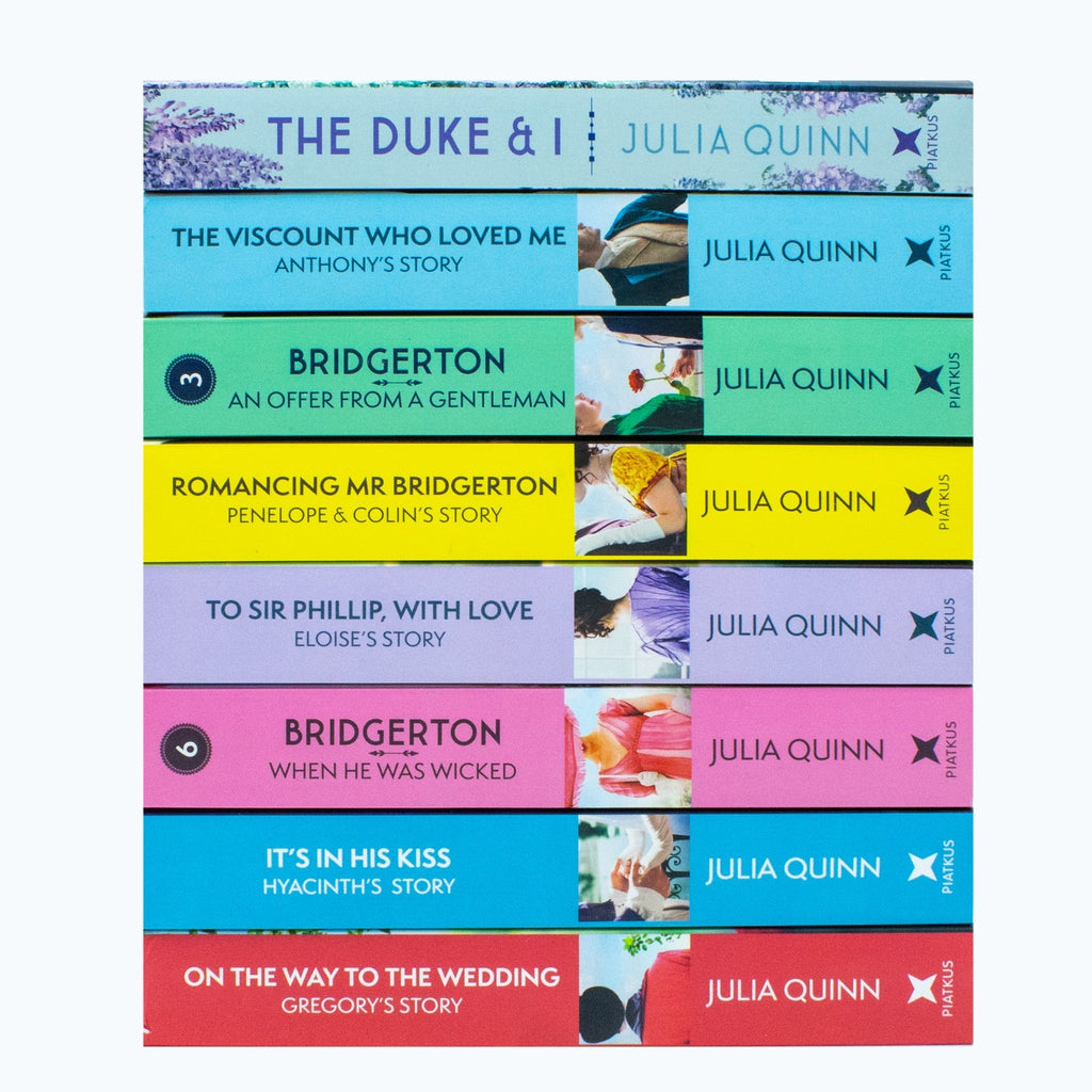Bridgerton Family Book Series Complete Books 1 - 8 Collection Set by Julia Quin