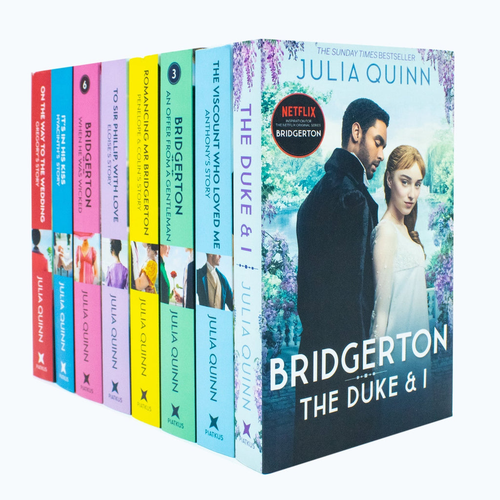 Bridgerton Family Book Series Complete Books 1 - 8 Collection Set by Julia Quin