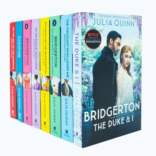 Bridgerton Family Book Series Complete Books 1 - 8 Collection Set by Julia Quin