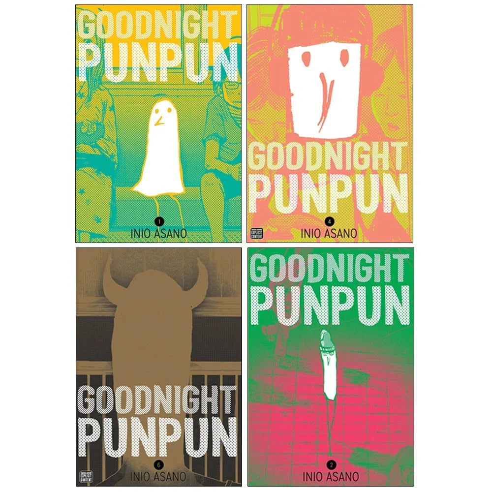 Goodnight Punpun Series (Volume 1,2,4,6) Collection 4 Books Set by Inio Asano(Goodnight Punpun Vol. 1, Vol 2, Vol 4 & Vol 6)